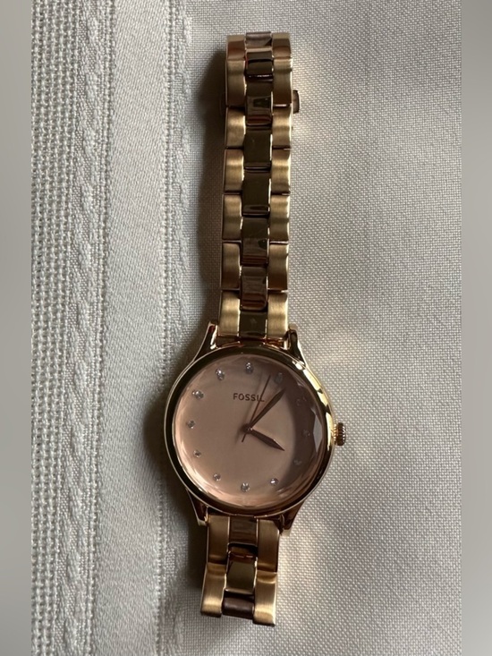 Fossil Rose Gold Tone Women\'s Crystal Dial Bracelet Watch main image 6